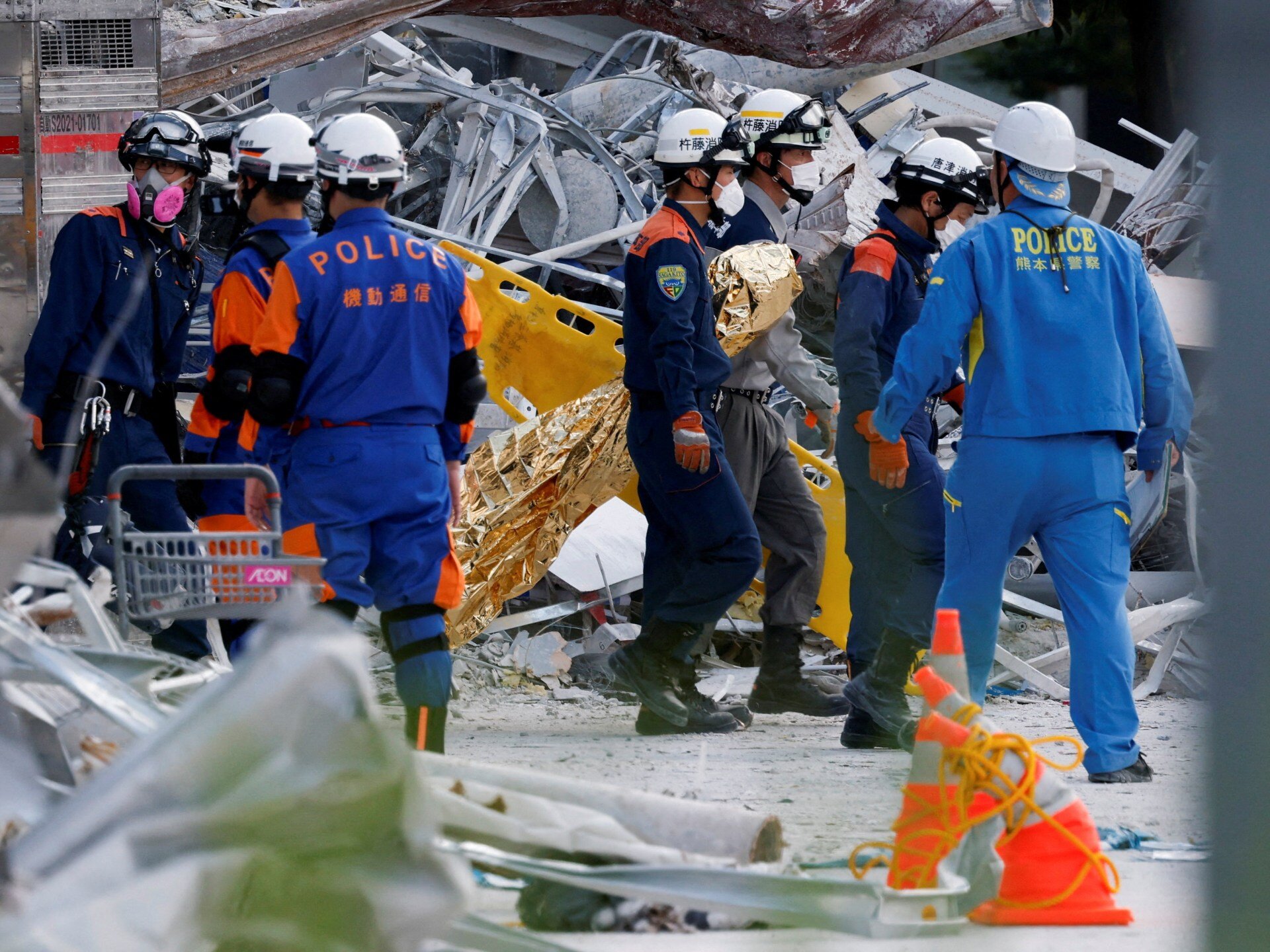 Death toll from Japan earthquake climbs to 34 - aljazeera.com