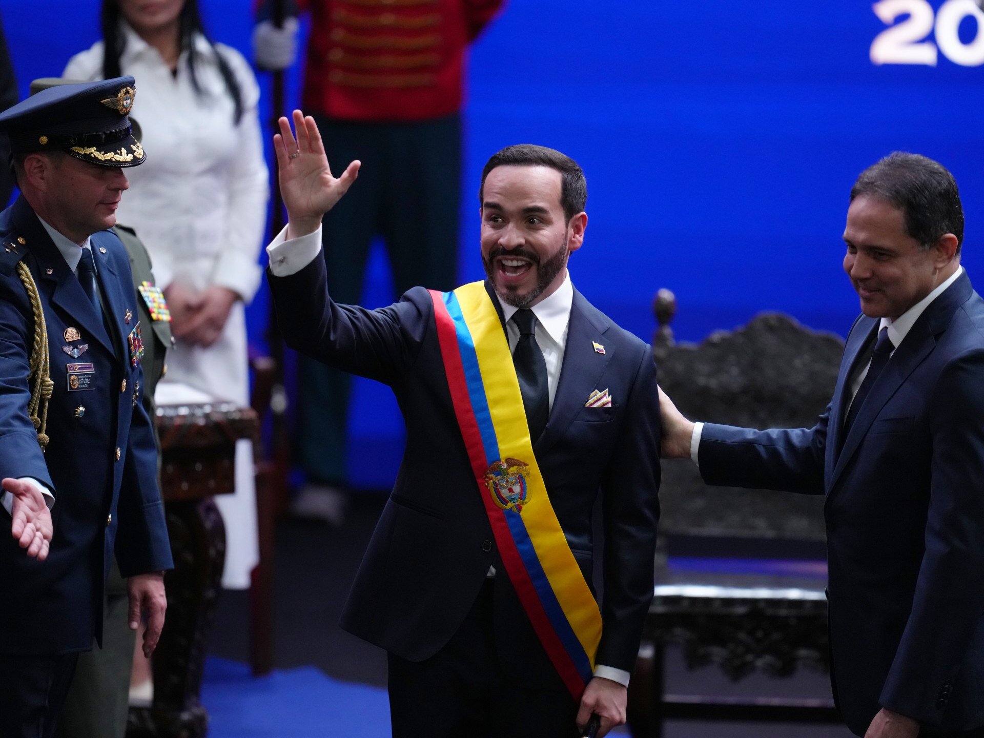 De la Espriella sworn in as Colombia’s leader, vows armed group crackdown - Al Jazeera