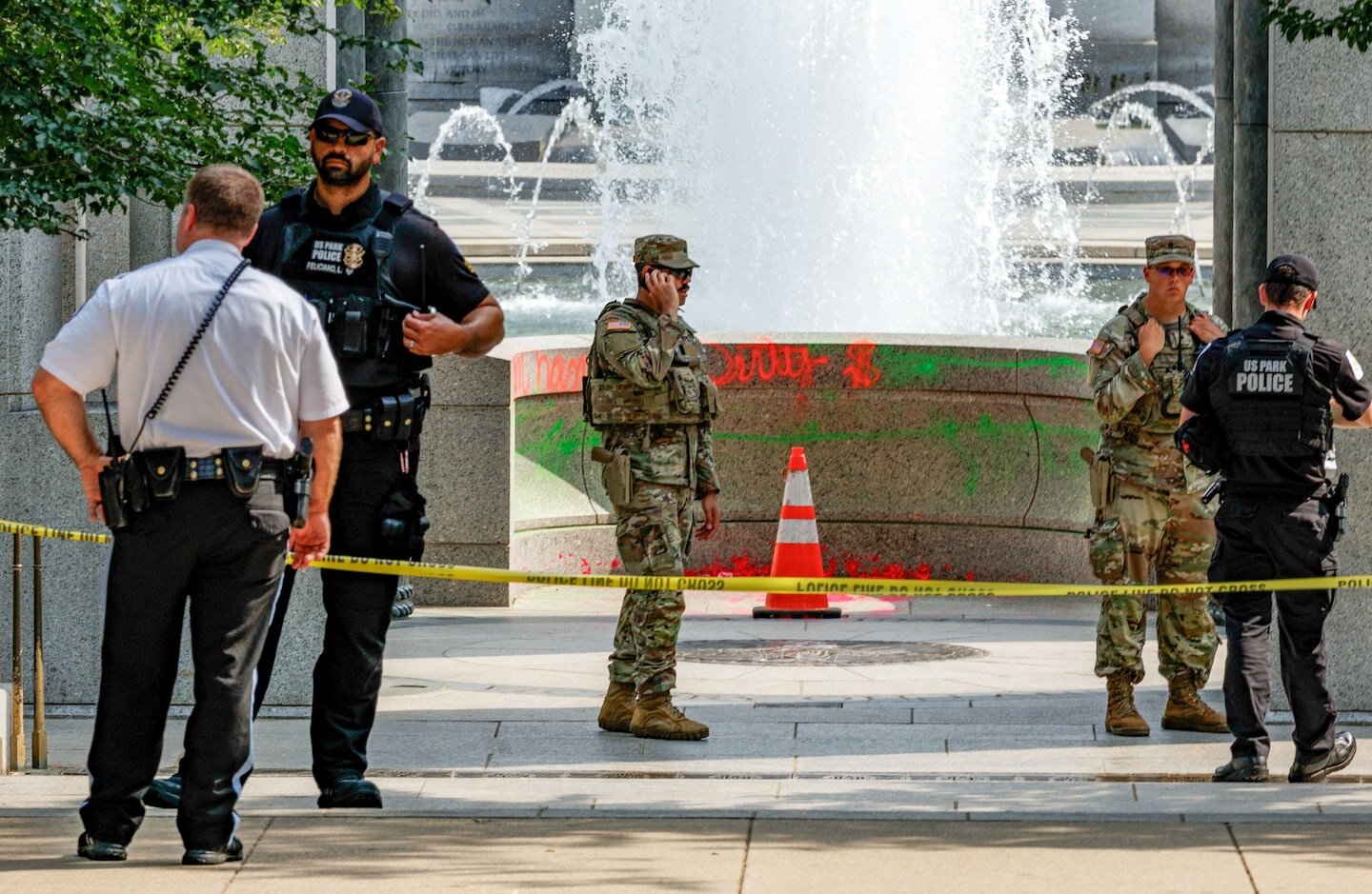 Woman is indicted over World War II Memorial vandalism incident - The Washington Post