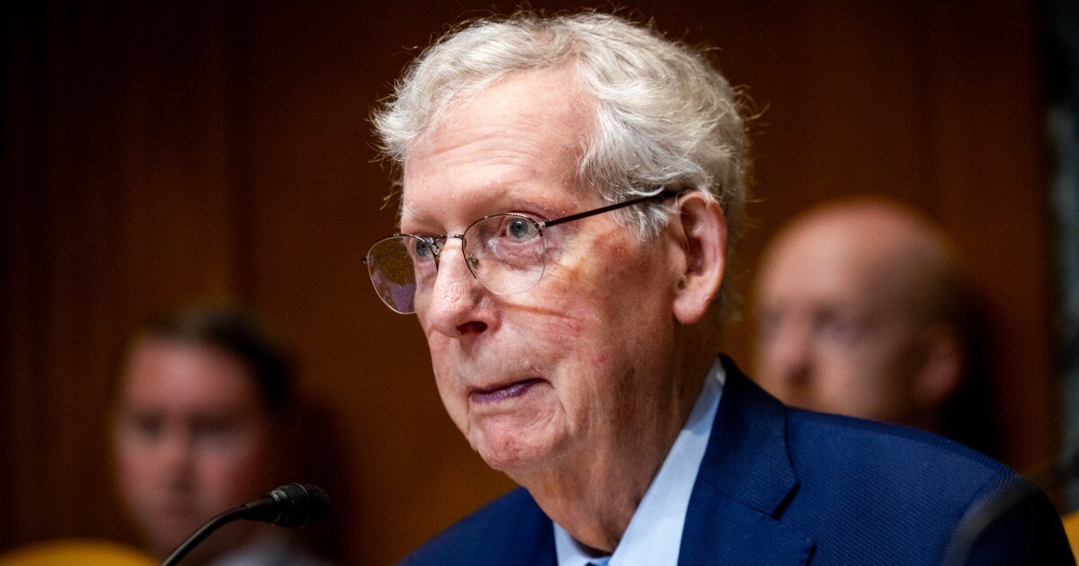 Sen. Mitch McConnell discharged from rehab center following hospitalization in mid-June - NBC News