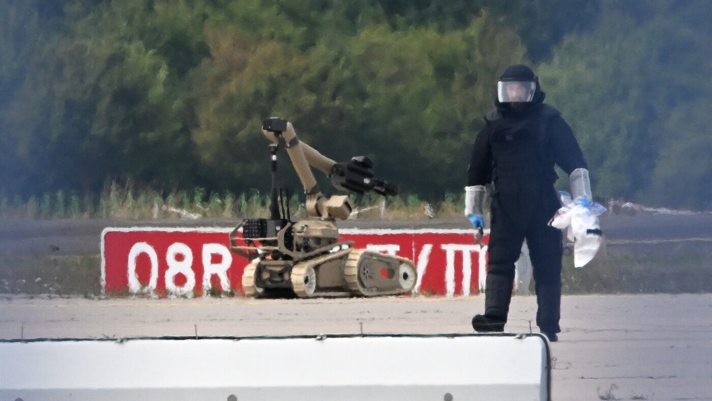 Drone with explosives found at German airport, official sees 'new quality' of threat - npr.org