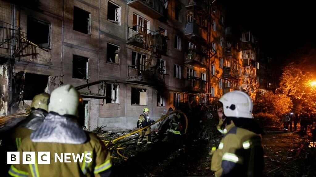 Russian strikes on Kyiv kill at least four, Ukraine officials say - BBC