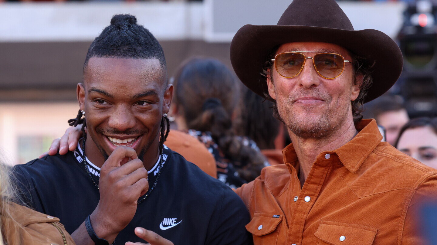 Bijan Robinson’s congratulations included a text from Matthew McConaughey - NBC Sports