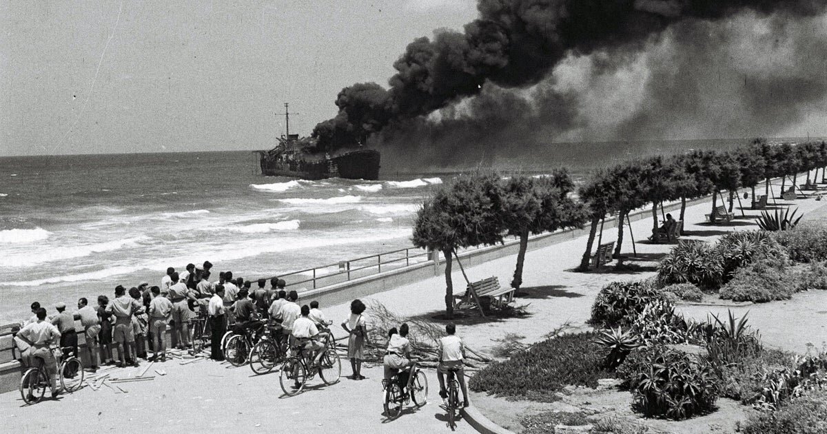 Gun-running ship sunk by Israeli military in 1948 located intact 1,650 feet underwater - CBS News