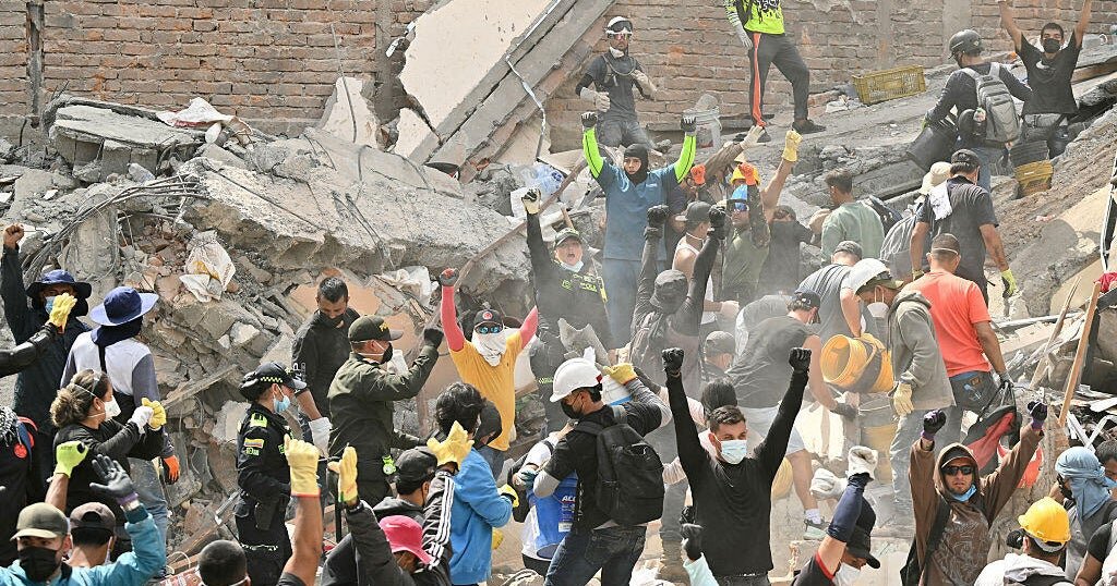 Colombia earthquake death toll rises as frantic search for survivors continues - CBS News