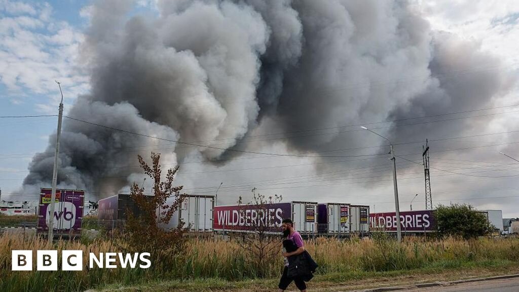 UK-made drones strike targets inside Russia - BBC