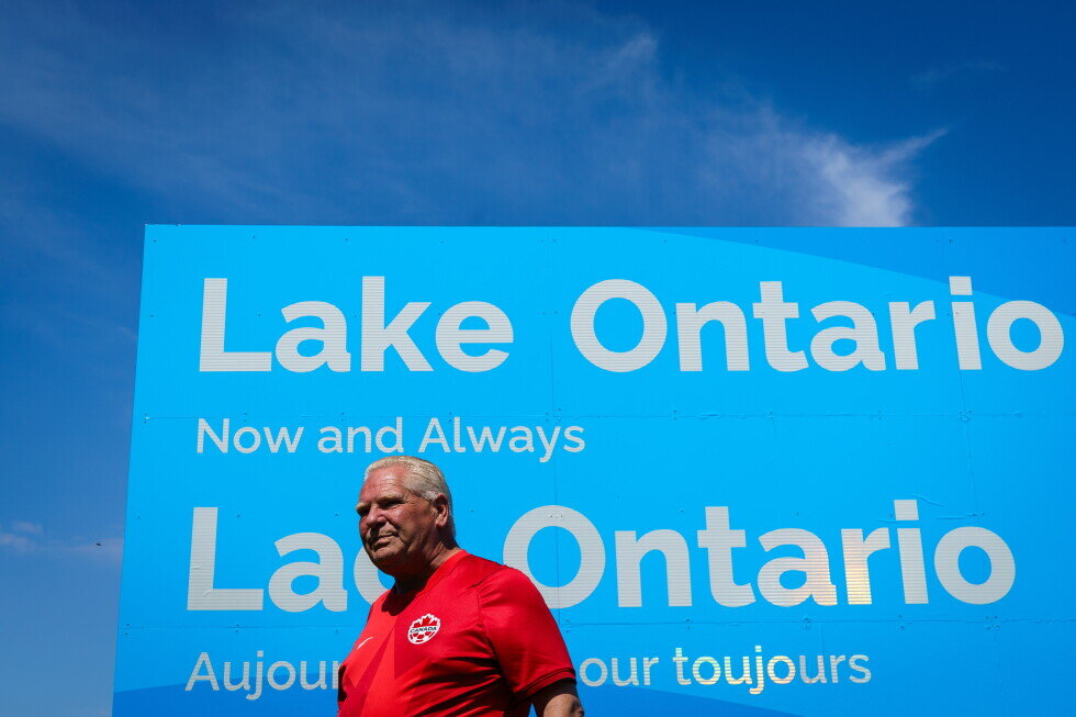 Ontario premier answers Trump’s ‘Lake America’ with giant ‘Lake Ontario’ sign - AP News