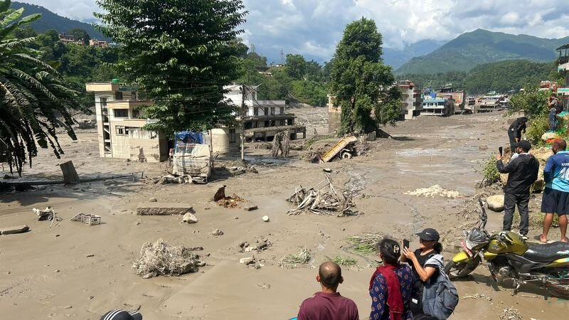 Hundreds missing and many feared dead after massive flash flood hits Nepal-China border - CNN