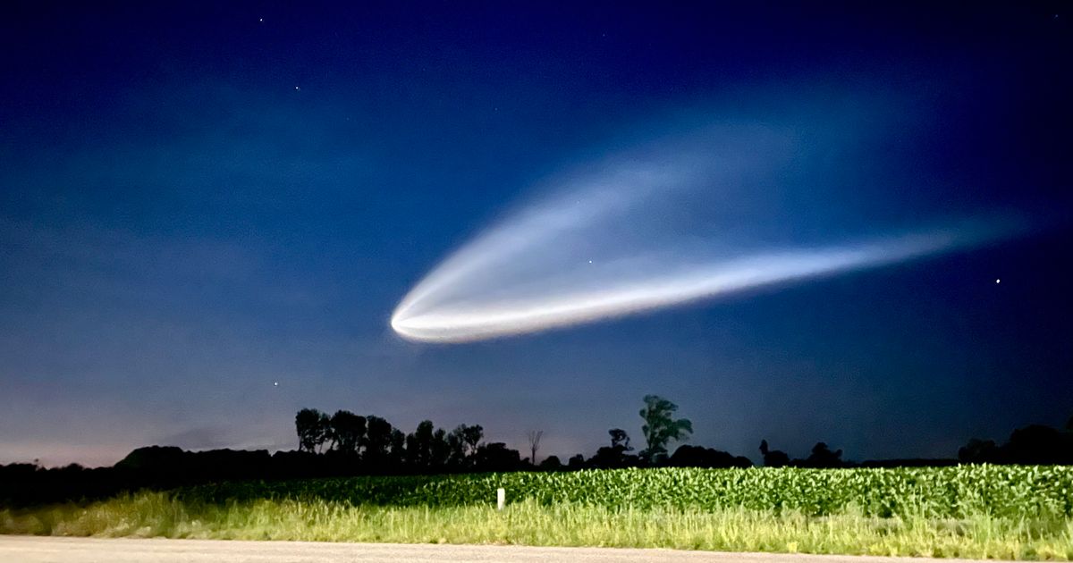 SpaceX Starlink launch visible in NC skies Tuesday morning - WRAL