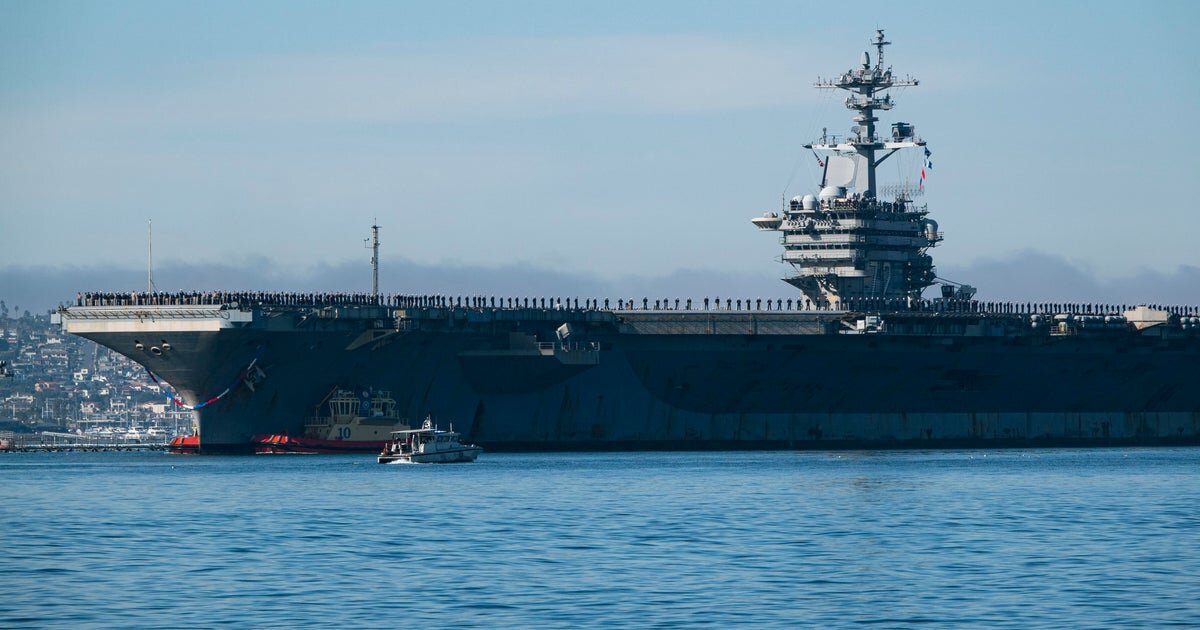 Democratic senators demand answers about conditions aboard USS Abraham Lincoln - CBS News