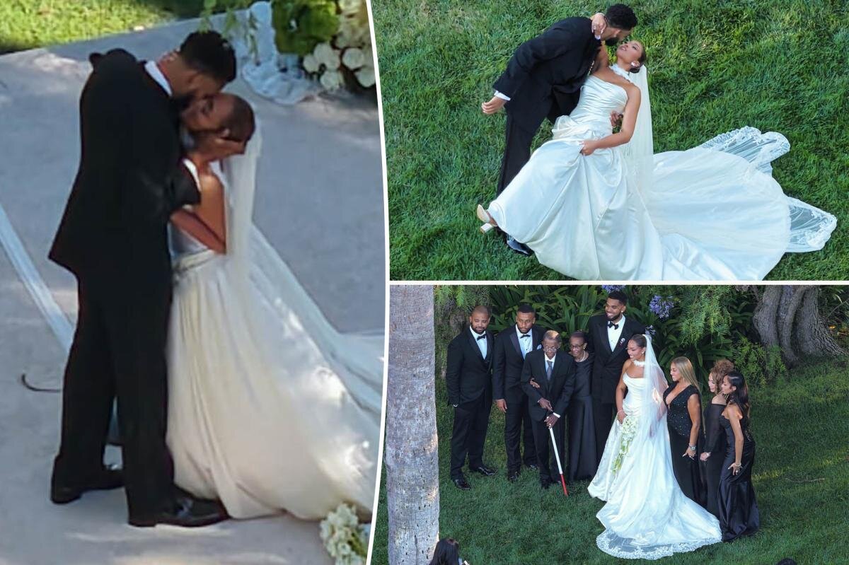 Knicks star Karl-Anthony Towns marries Jordyn Woods in star-studded Malibu wedding - Page Six