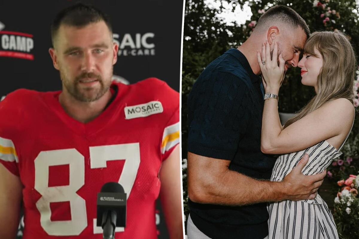 Travis Kelce breaks silence on ‘crazy’ Taylor Swift wedding - Page Six