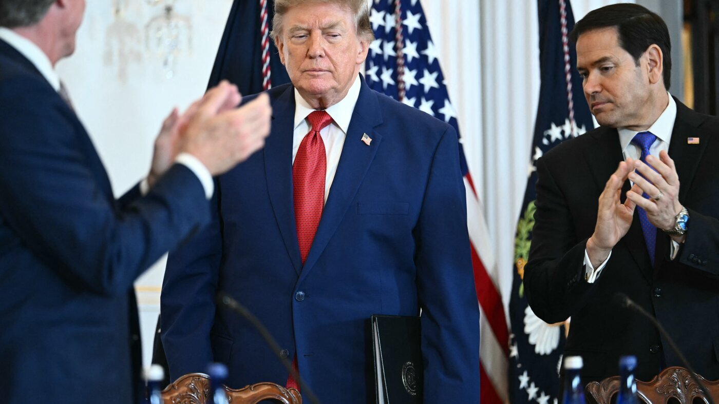 Haunted by Hoover, Trump searches for an endgame in Iran - NPR