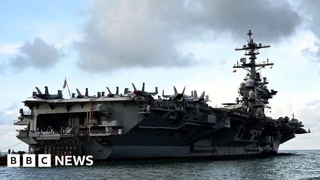US aircraft carrier on way to relieve USS Lincoln after issues reported on board - BBC