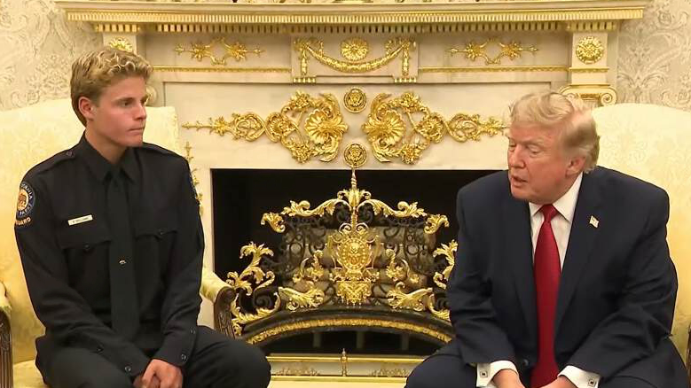Teen lifeguard who saved boy at Seabright Beach to meet President Trump at White House - KSBW