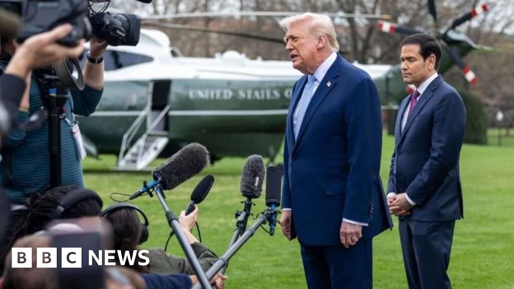 Trump administration accuses banned media outlets of 'falsehoods' ahead of court hearing - BBC
