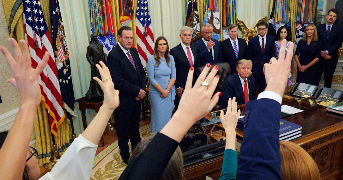 Defending Trump media ban, DOJ cites national security and says White House access is a ‘privilege’ - NBC News