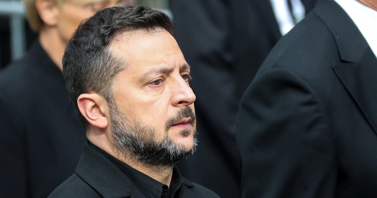 Zelenskyy's plane almost hit by drone en route to Norway king's funeral, prime minister says - CBS News