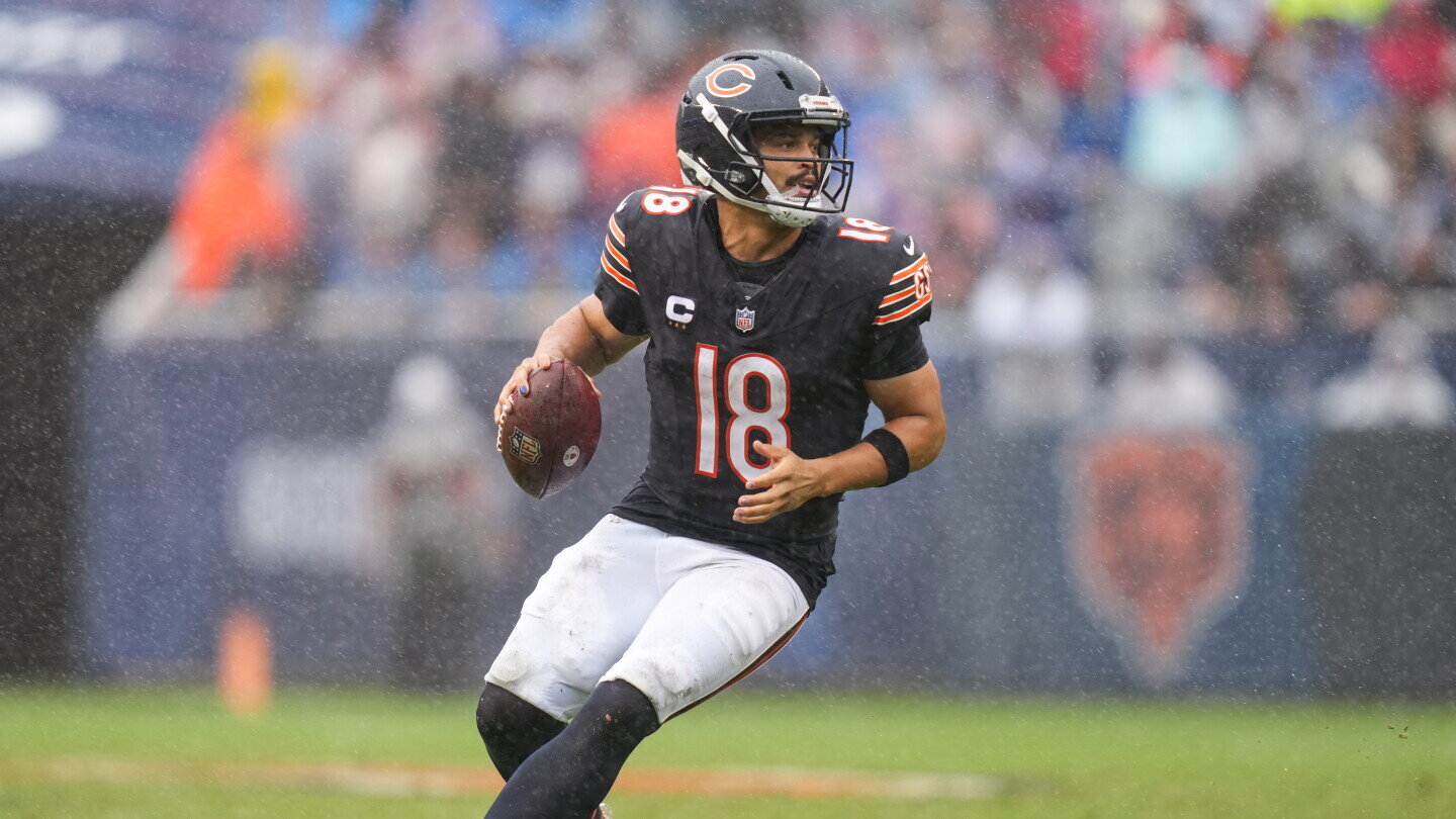 Caleb Williams appears to suffer non-contact leg injury - NBC Sports