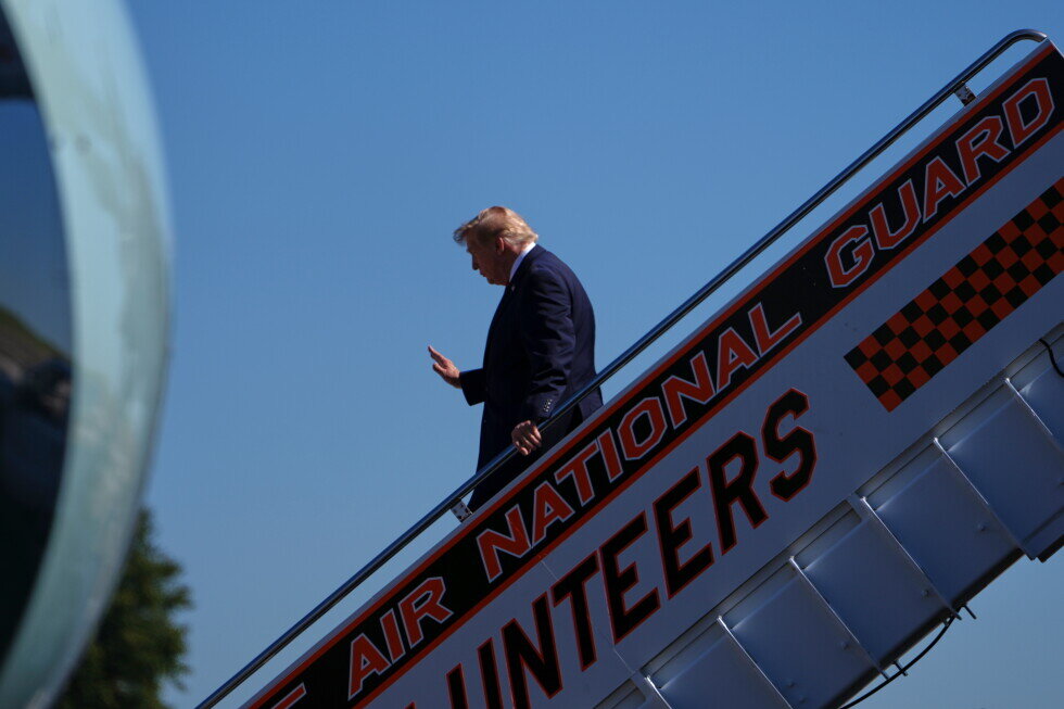 CNN says it was left off Air Force One for Trump’s Saturday trip to a college football game - AP News