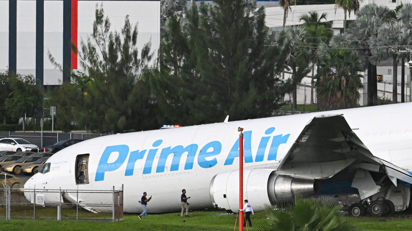 Miami crash raises concerns about the jet's operator, and why it's flying for Amazon - NPR