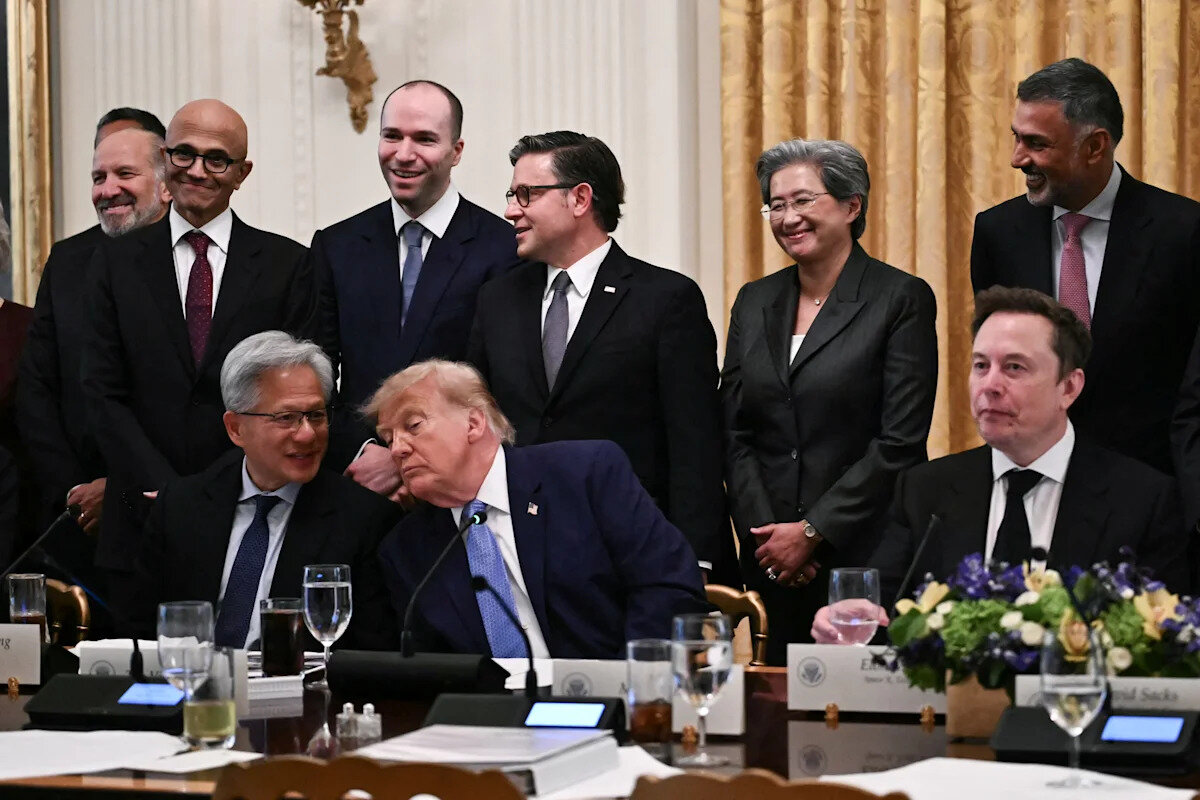 Trump gathers with AI leaders and floats ‘self-regulation’ as the way to deal with the technology’s dangers - finance.yahoo.com