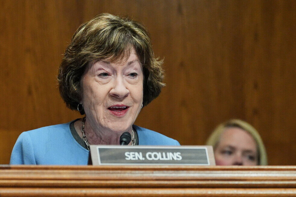 Supreme Court vote shadows Maine Sen. Susan Collins in her first bid after abortion rights decision - AP News