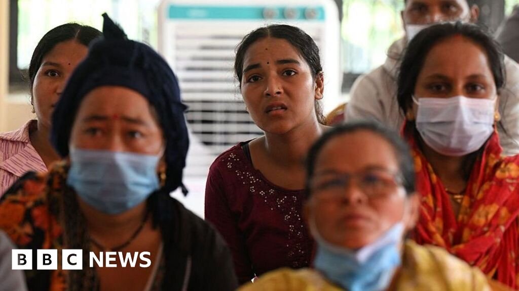 Nepal rescuers blast hillside in search of hydropower workers as families wait anxiously - BBC