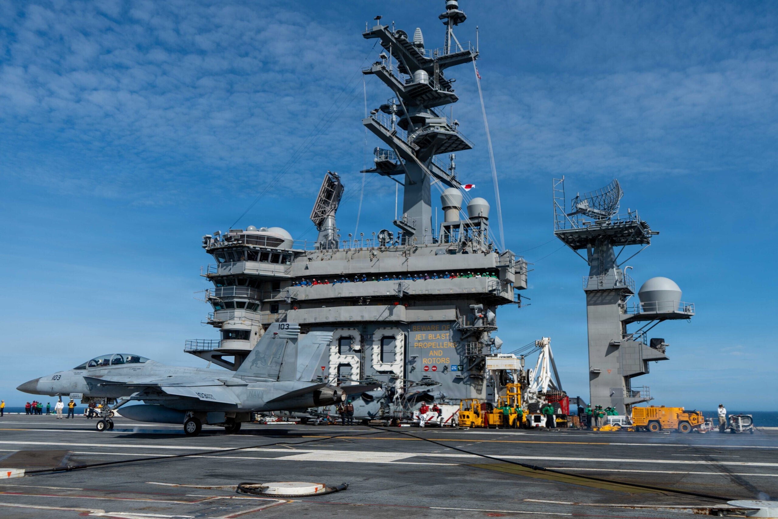 Four Injured After Landing Mishap Aboard USS Dwight D. Eisenhower, Crew Safely Recovered - news.usni.org