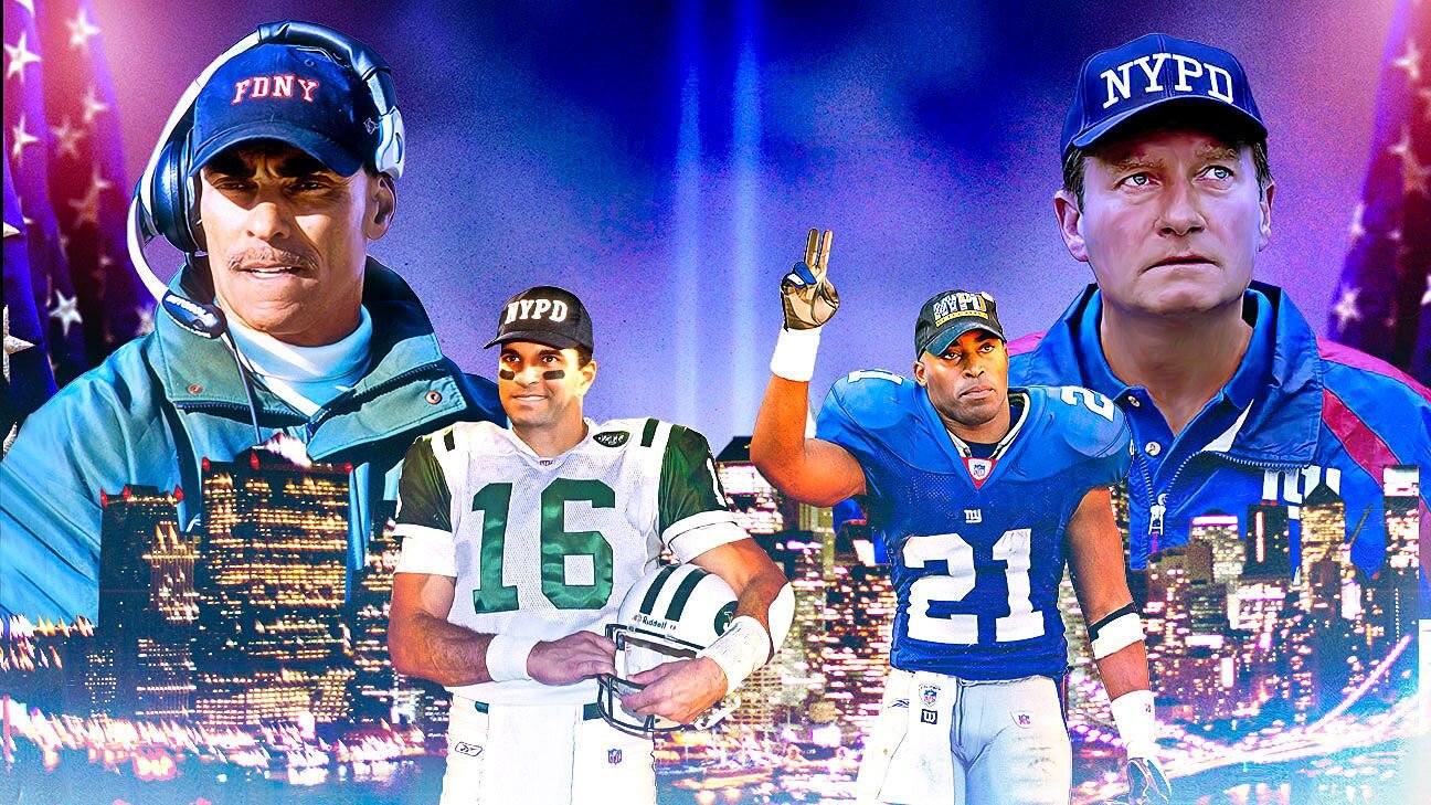 NFL players, coaches, execs remember 9/11 on 25th anniversary - ESPN