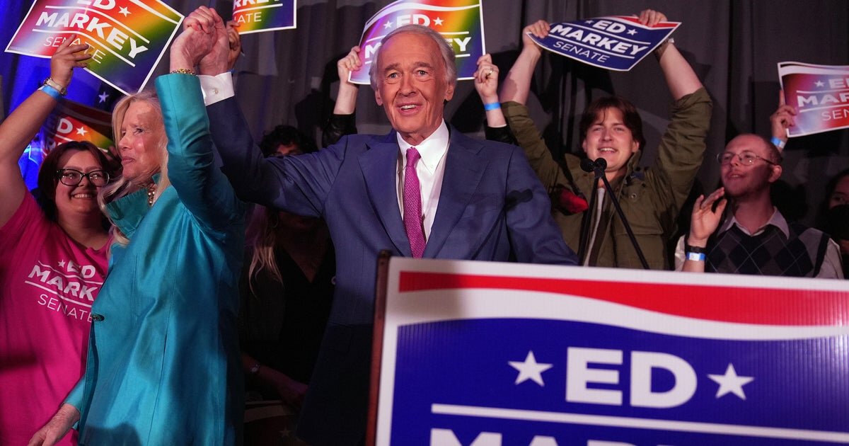 Ed Markey defeats Seth Moulton in Massachusetts' Democratic primary for Senate - CBS News