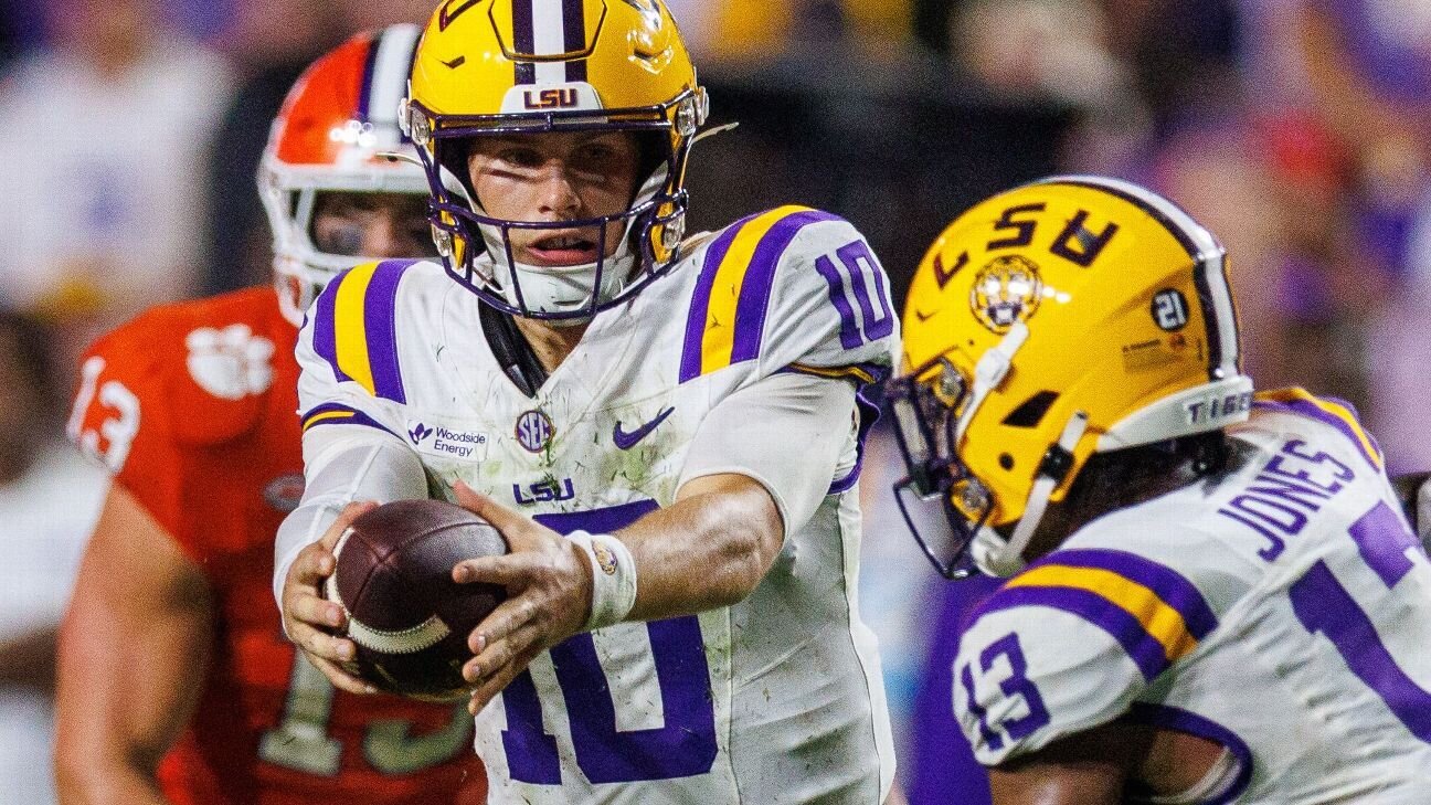 Lane Kiffin's LSU era begins with easy victory over Clemson - ESPN