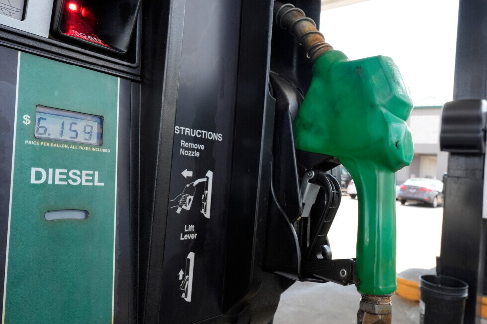 US diesel prices soar past $6 a gallon, deepening strain for hauling everyday goods - AP News