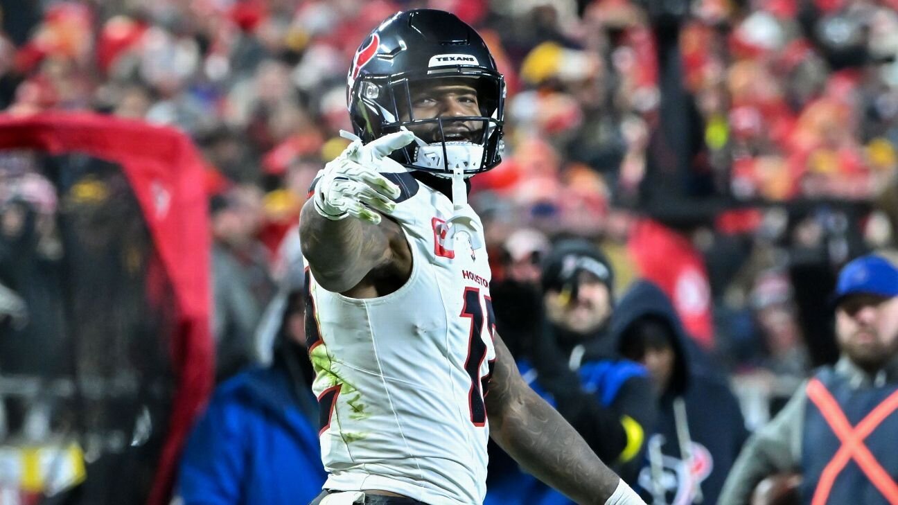 Source: Texans' Nico Collins (hamstring) uncertain for Week 2 - ESPN