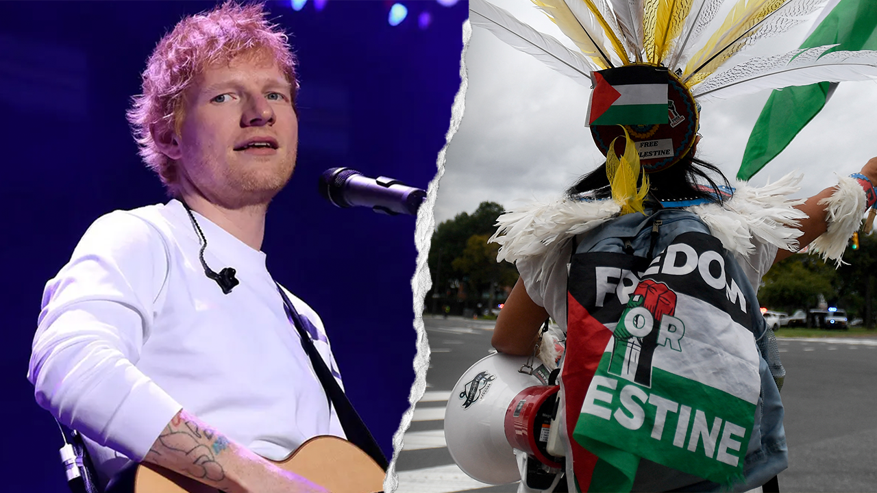 Pro-Palestinian protesters target Ed Sheeran’s Philadelphia concert after Macklemore removed from tour - Fox News