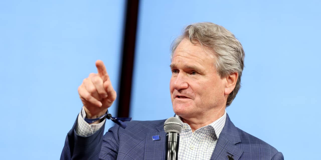 Bank of America CEO Sparks Bank Stock Selloff With One Small Word - Barron's