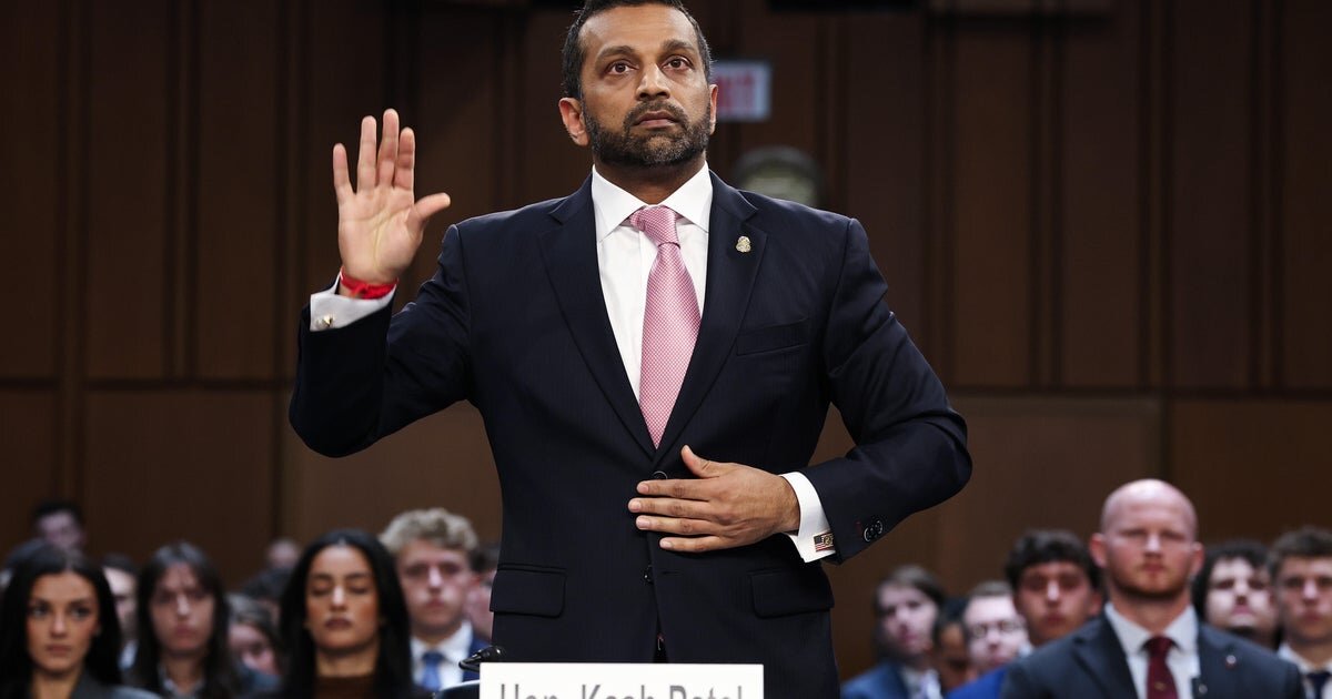 FBI Director Kash Patel testifies before Senate panel as Democrats blast his record, FBI touts crime stats - CBS News