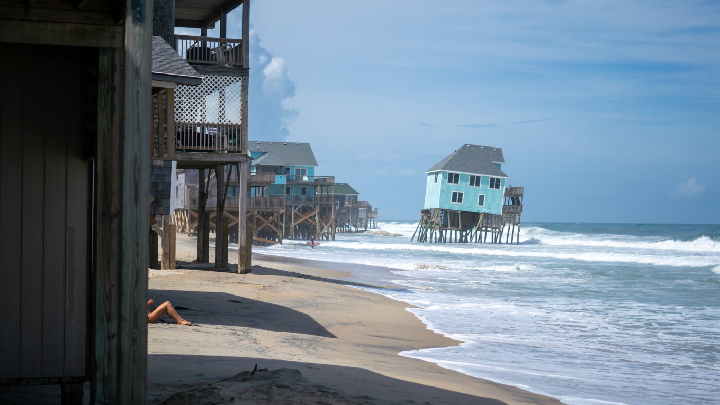 People's houses are collapsing into the ocean. FEMA gives them no other option - NPR