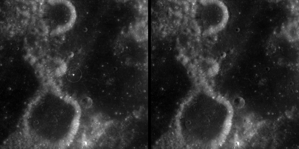 NASA scientist discovers largest, newly formed 'once-in-a-century' moon crater after asteroid impact - FOX Weather