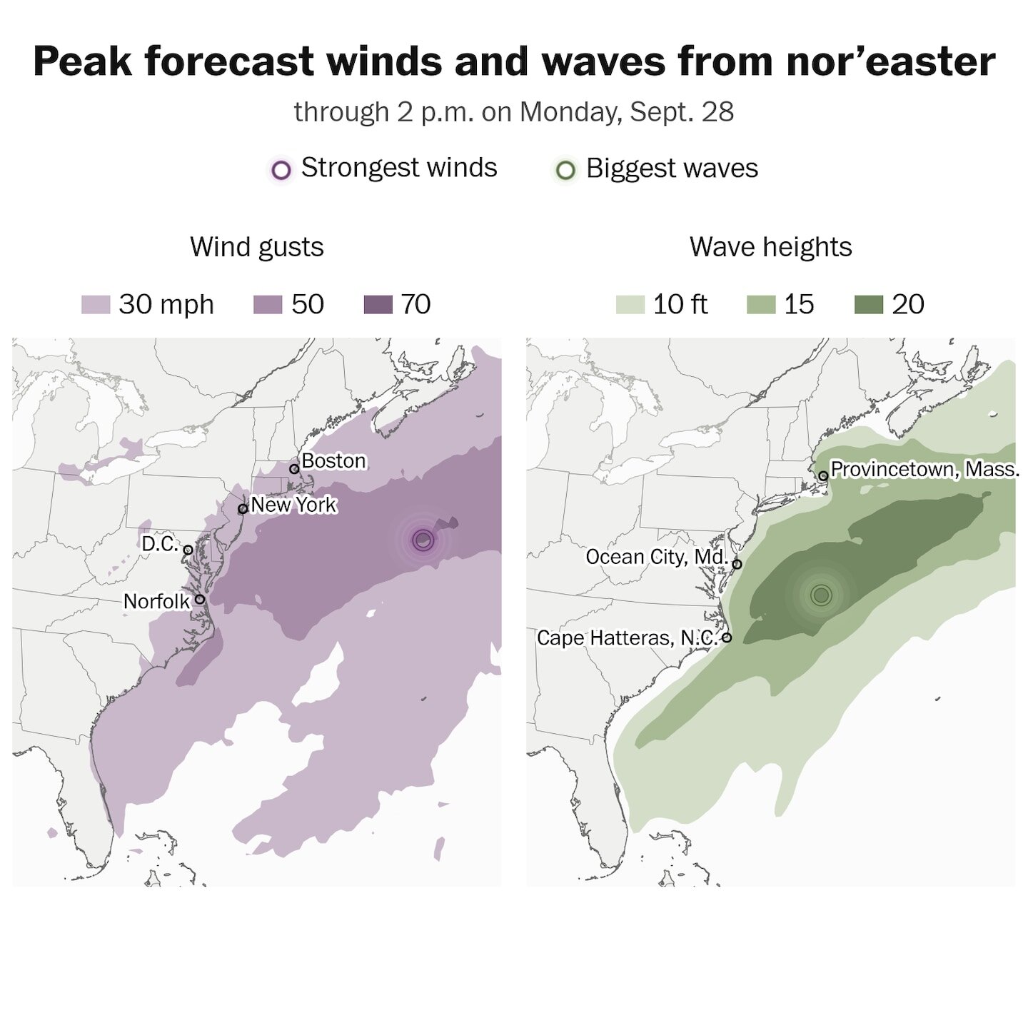 Powerful nor’easter could bring a rough weekend to the Northeast - The Washington Post