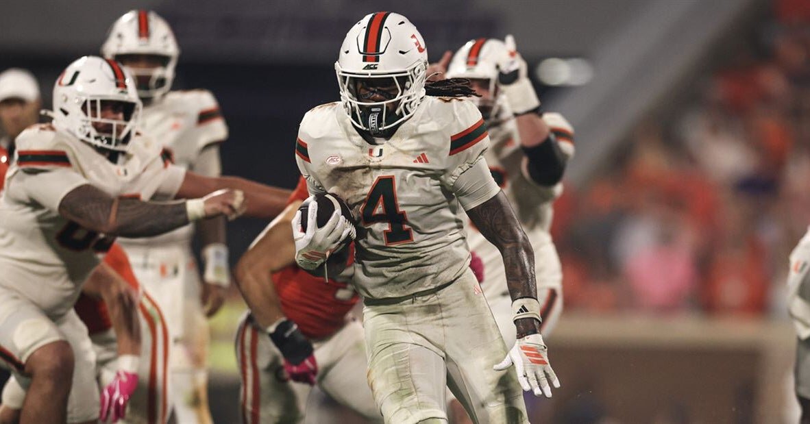 PFF Grades: Miami's top ten performers in a 41-13 win over Clemson - 247Sports