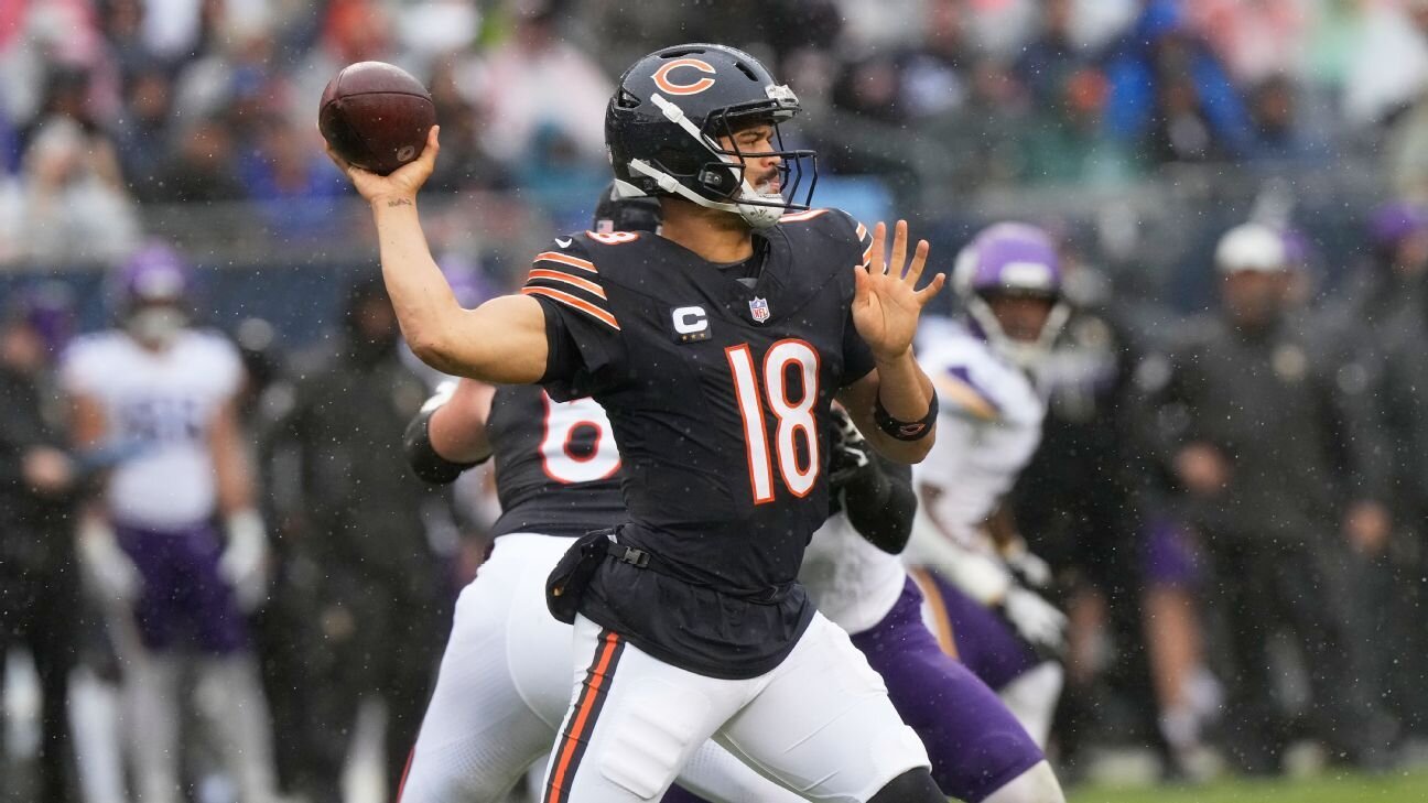 Sources: Bears plan to start QB Caleb Williams in Week 6 vs. Falcons - ESPN