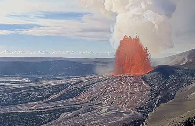 Kilauea lava fountaining ends after nearly 6 hours in Halemaumau crater - Honolulu Star-Advertiser