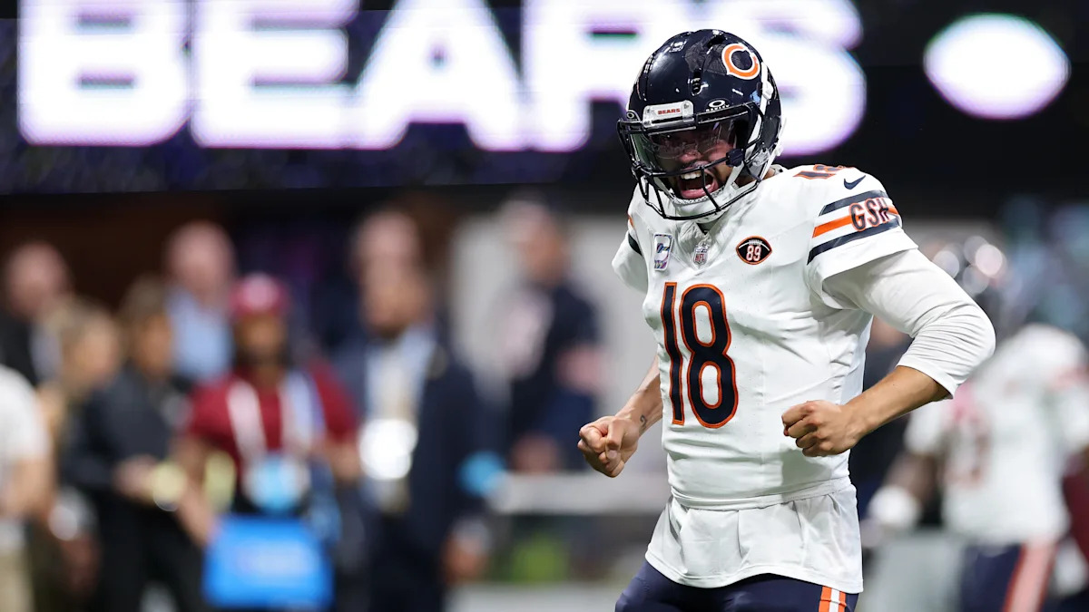 Caleb Williams is sensational in return from injury with career-best completion streak to lead Bears past Falcons - Yahoo Sports