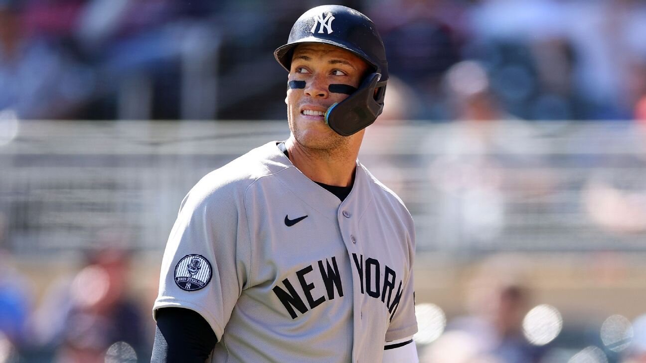 Aaron Judge not on Yankees' roster for ALDS vs. Rays - ESPN