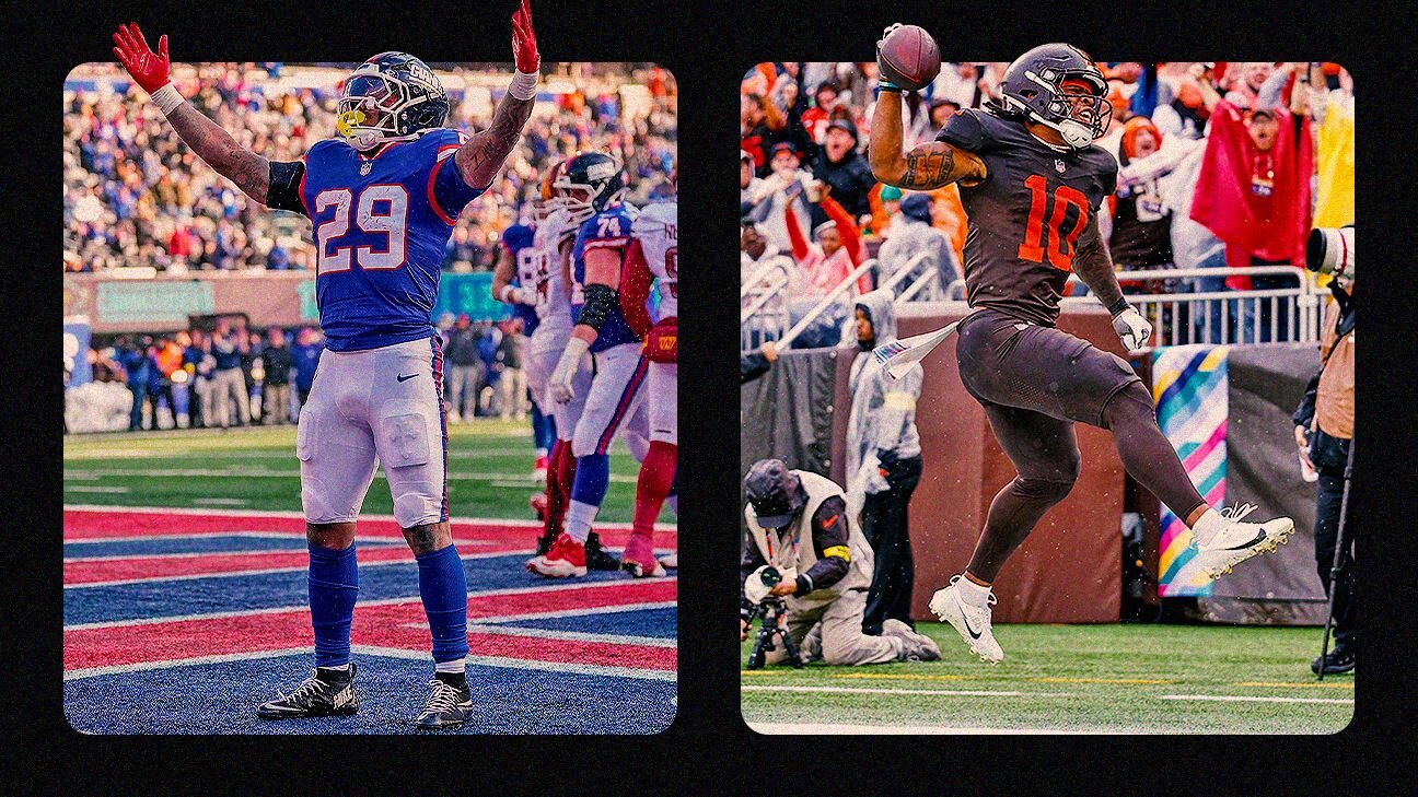 NFL Week 4 uniforms: Browns wearing 'Alpha Dawg' look; Giants go 'Legacy' - ESPN
