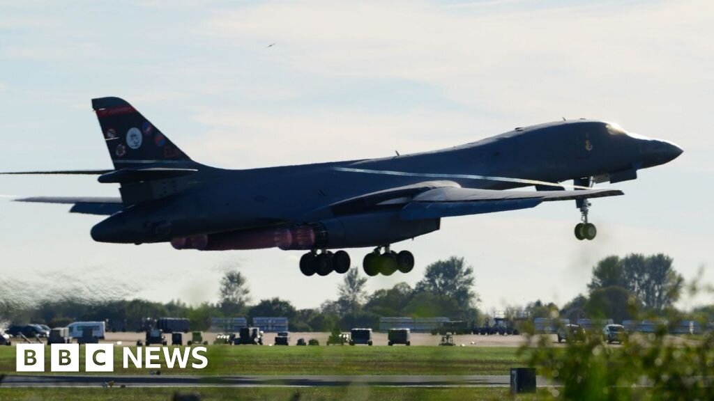Downing Street says RAF Fairford is 'safe' after US withdraws bombers - BBC