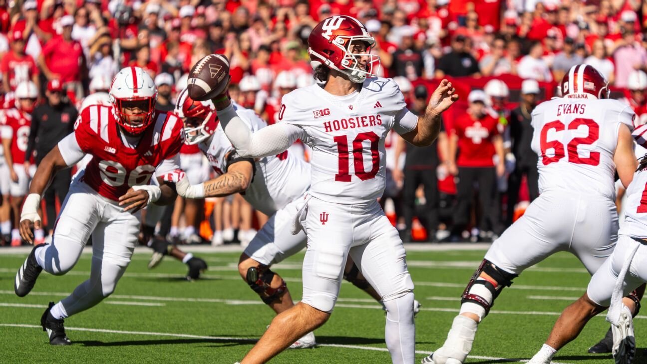 Marsh's 4th-down TD gives Indiana comeback win over Nebraska - ESPN