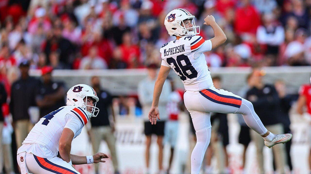 Unranked Auburn upsets top-ranked Georgia with walk-off field goal, marking wild feat not seen in 36 years - Fox News