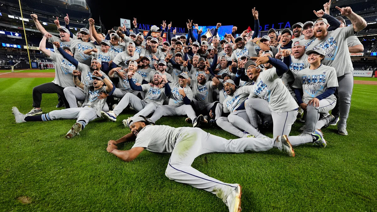 Tampa Bay Rays, led by unsung heroes and offseason additions, defeat the Yankees amid chaos in the Bronx to punch a ticket to the ALCS - Yahoo Sports